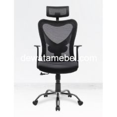 Director Chair - Qmesh 3401 HR FAR CH / Black